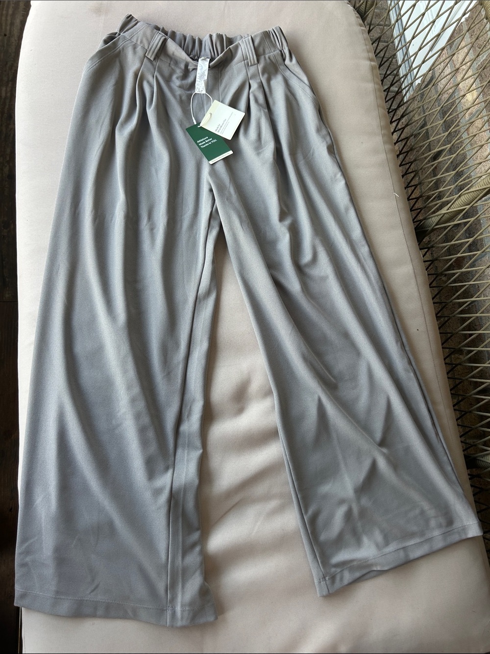 HALARA Women's Wide Leg Pants in Light Gray